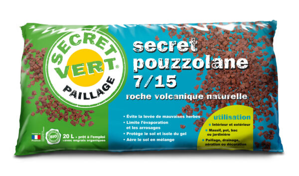 Pouzzolane secret vert paillage