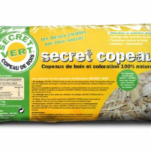 copeaux de bois naturel secret vert
