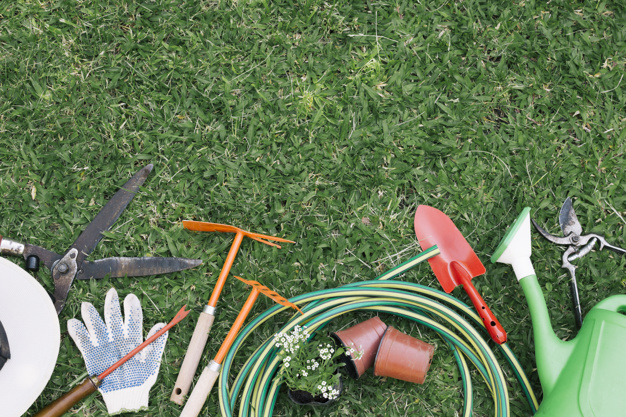 fond-outils-herbe-verte-dans-jardin_23-2148028916
